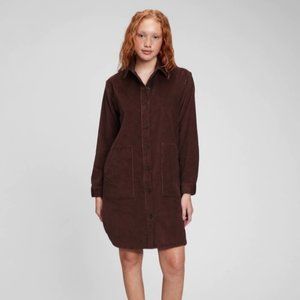 Gap Maternity Corduroy Vintage Plum shirt
